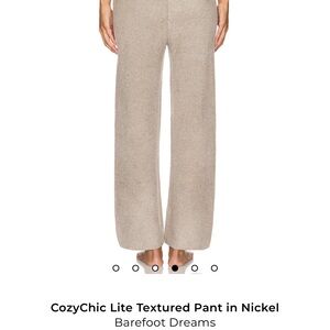 Barefoot Dreams CozyChic Lite Textured Pants in Nickel